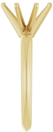 Sužadėtuvių Žiedas „Solitaire“ 585 Geltonojo Aukso Oval 9mm x 7mm (4)