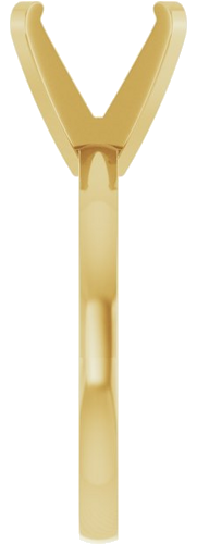 Sužadėtuvių Žiedas „Solitaire“ 585 Geltonojo Aukso Round 10mm (4)