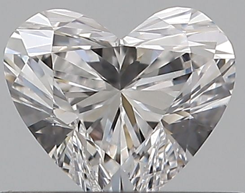 0.38 carat D-VVS1 Natūralus Heart Deimantas (1)