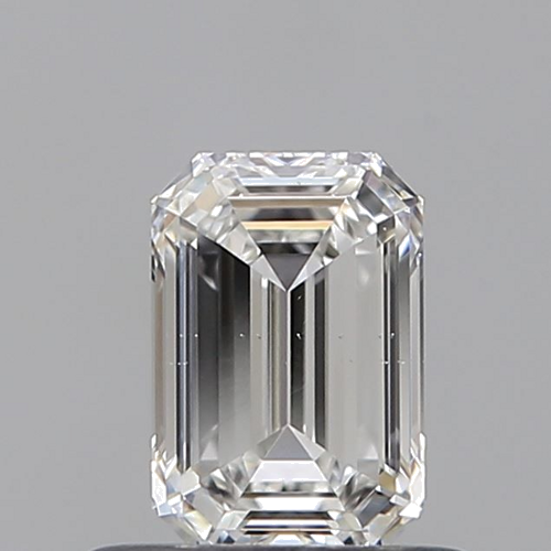 0.53 carat F-SI1 Natūralus Emerald Deimantas (1)
