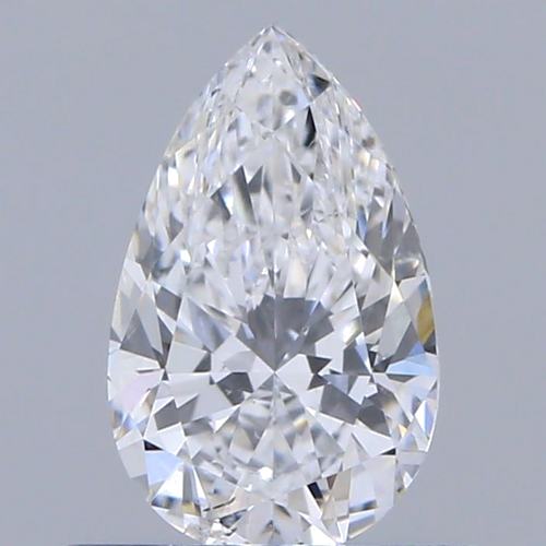 0.51 carat F-SI2 Natūralus Pear Deimantas (1)
