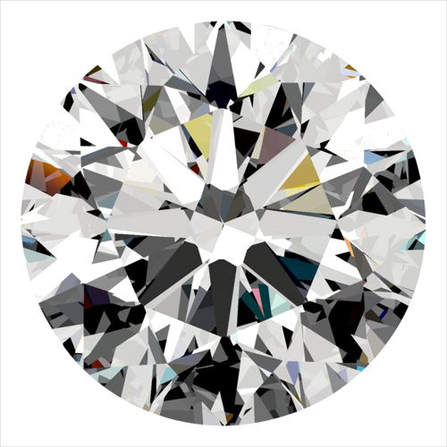 0.3 carat F-VVS2 Excellent cut Natūralus Round Deimantas (1)