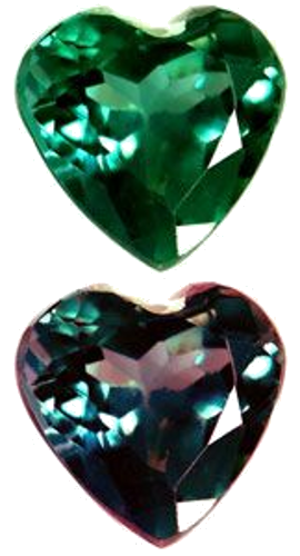 0.33 carat GREEN Heart Alexandrite (1)