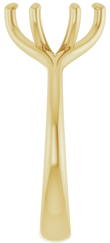 Sužadėtuvių Žiedas „Solitaire“ 14k yellow gold Oval 9mm x 7mm (4)