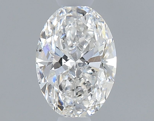 0.4 carat E-SI1 Natūralus Oval Deimantas (1)
