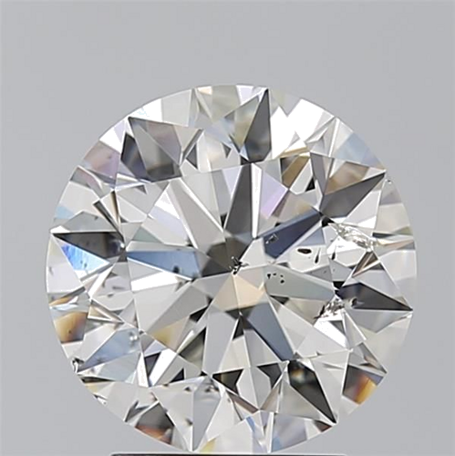3.01 carat H-SI2 Excellent cut Natūralus Round Deimantas (1)