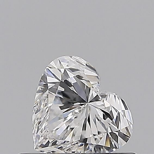 0.5 carat E-VVS2 Natūralus Heart Deimantas (1)