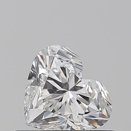 0.5 carat F-VVS2 Natūralus Heart Deimantas (1)
