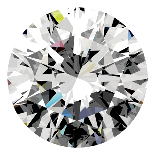 0.3 carat E-VVS2 Excellent cut Natūralus Round Deimantas (1)