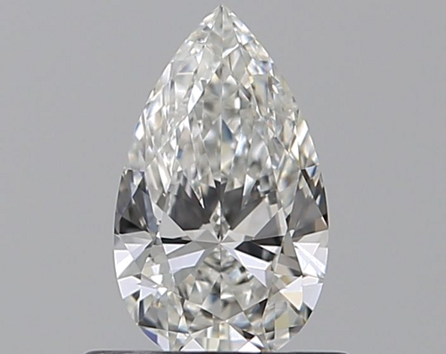 0.51 carat F-IF Natūralus Pear Deimantas (1)