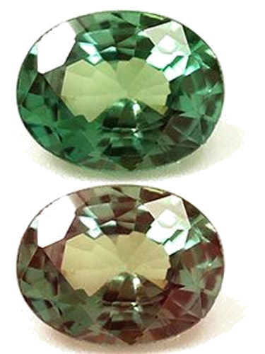 0.58 carat GREEN Oval Alexandrite (1)