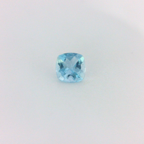 0.46 carat BLUE Cushion Aquamarine (1)