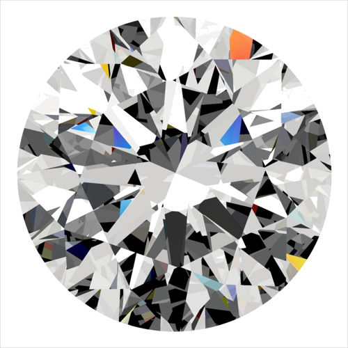 0.3 carat H-VS2 Very Good cut Natūralus Round Deimantas (1)