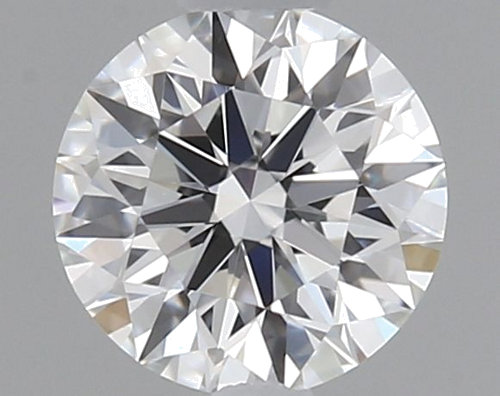 0.41 carat F-VVS1 Excellent cut Natūralus Round Deimantas (1)