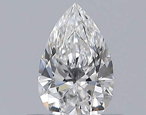 0.33 carat E-VVS2 Natūralus Pear Deimantas (1)