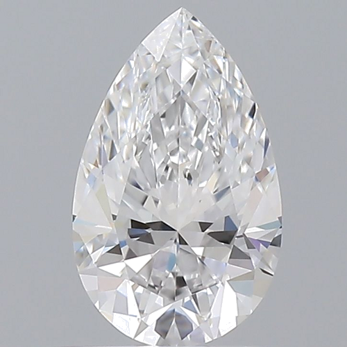 0.5 carat D-VS1 Natūralus Pear Deimantas (1)