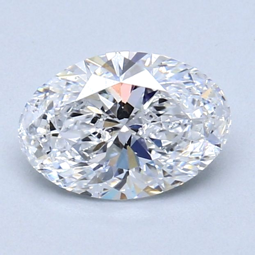 1.01 carat D-SI1 Natūralus Oval Deimantas (1)
