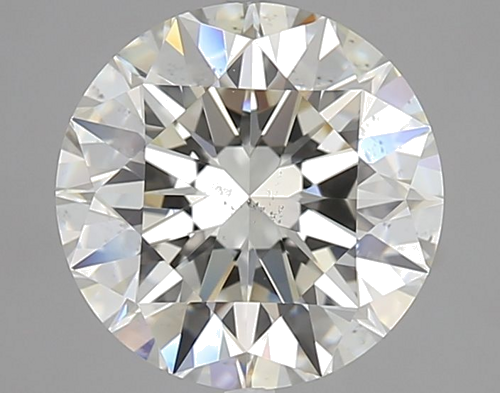 3.02 carat K-SI1 Excellent cut Natūralus Round Deimantas (1)