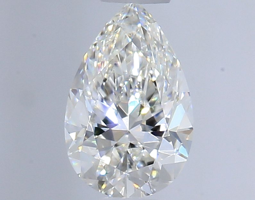 0.5 carat G-VVS1 Natūralus Pear Deimantas (1)