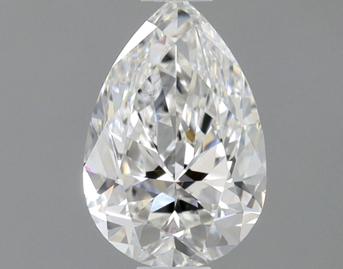 0.5 carat F-SI2 Natūralus Pear Deimantas (1)