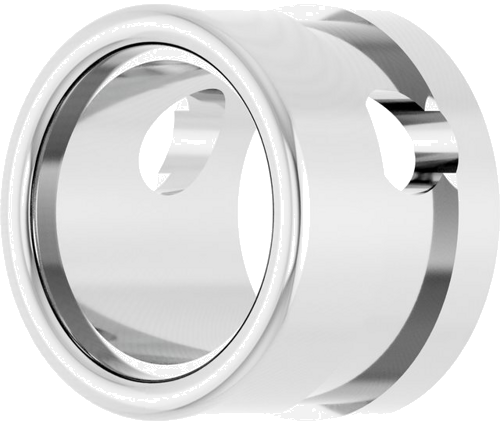 Pakabukas „Solitaire“ 925 Sidabro Round 5.8mm (2)