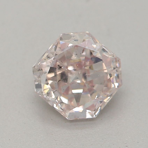 0.53 carat Light Pink-SI2 Natūralus Square Radiant Deimantas (1)