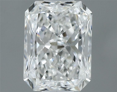0.44 carat F-VVS2 Natūralus Radiant Deimantas (1)