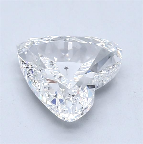 1.51 carat F-SI2 Natūralus Heart Deimantas (1)