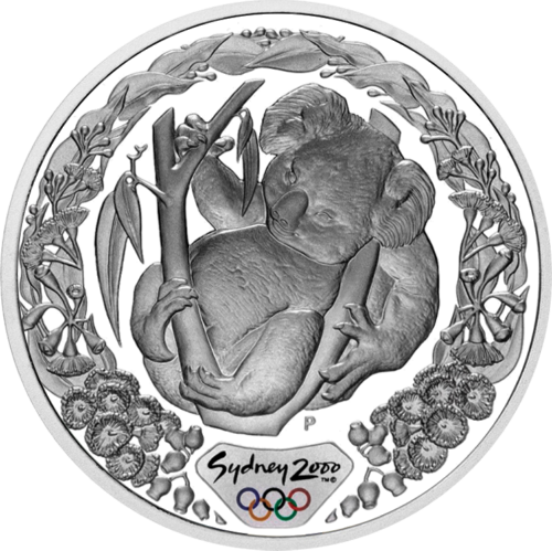 2000 Sydney Olympics Koala Australia Silver Coin (1)