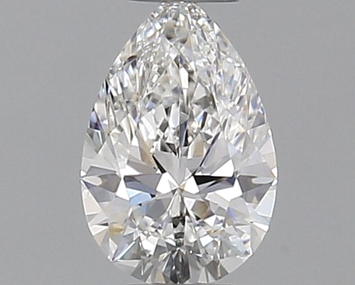 0.25 carat F-VVS1 Natūralus Pear Deimantas (1)