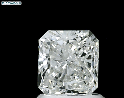1.51 carat H-SI1 Natūralus Radiant Deimantas (1)