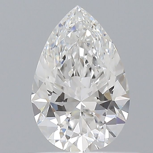 0.5 carat E-VVS2 Natūralus Pear Deimantas (1)