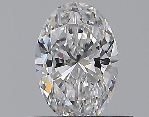 0.5 carat D-VS1 Natūralus Oval Deimantas (1)