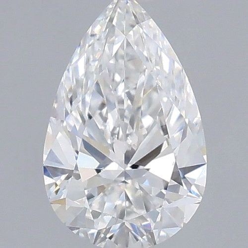 0.5 carat D-VS2 Natūralus Pear Deimantas (1)