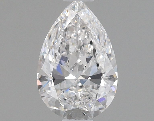 0.6 carat D-VS1 Natūralus Pear Deimantas (1)