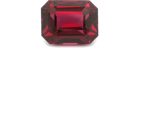 3.05 carat PURPLE STEP cut Octagonal Garnet (1)