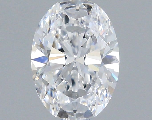 0.46 carat D-VVS2 Natūralus Oval Deimantas (1)