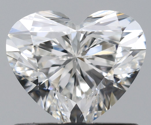 0.71 carat F-VS1 Natūralus Heart Deimantas (1)