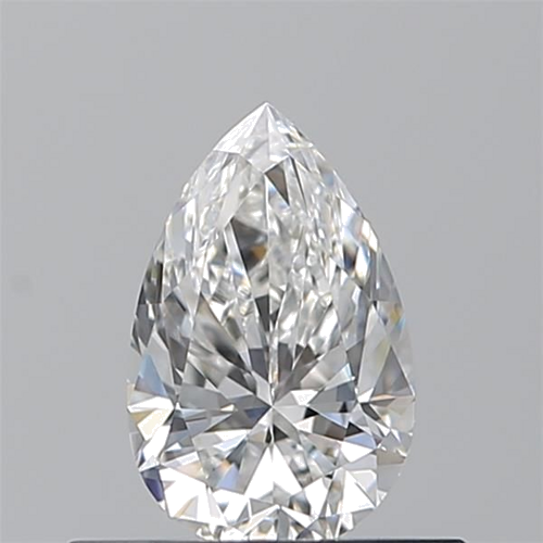 0.5 carat E-VVS2 Natūralus Pear Deimantas (1)