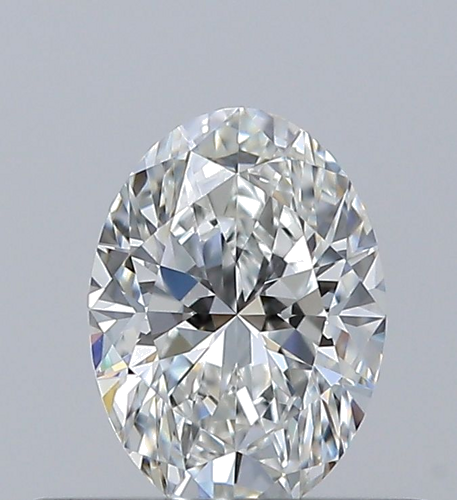 0.38 carat G-VVS2 Natūralus Oval Deimantas (1)