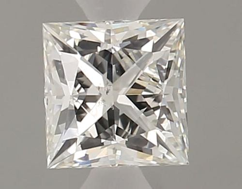 0.34 carat I-SI2 Natūralus Princess Deimantas (1)