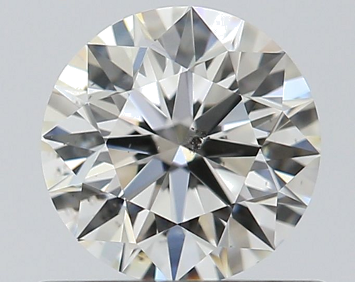 0.53 carat I-SI2 Excellent cut Natūralus Round Deimantas (1)