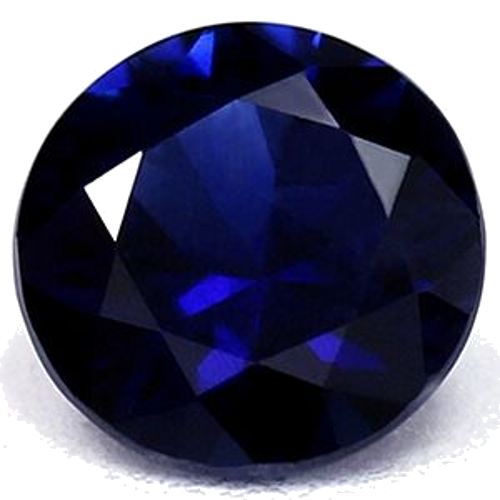 0.5 carat BLUE Round Safyras (1)
