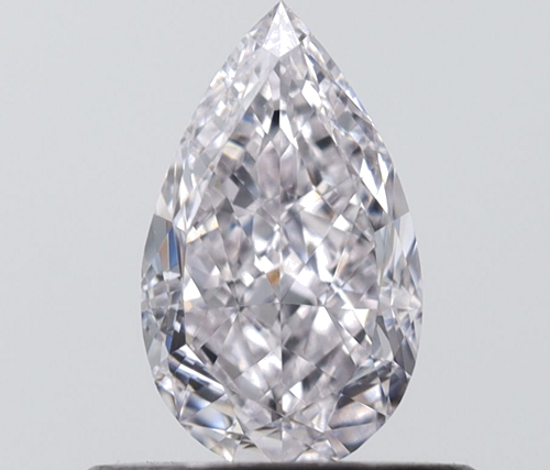0.5 carat Faint Pink-VS1 Natūralus Pear Deimantas (1)