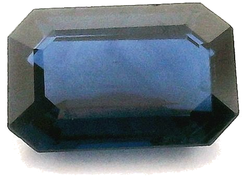 0.56 carat BLUE STEP cut Octagonal Safyras (1)