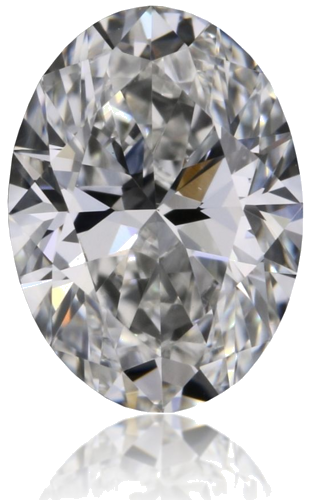 0.41 carat E-IF Natūralus Oval Deimantas (1)