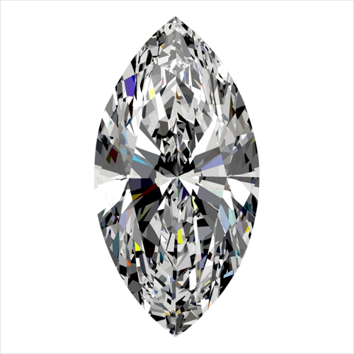 0.4 carat J-SI1 Natūralus Marquise Deimantas (1)