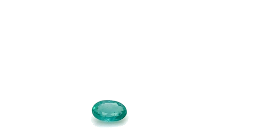 0.38 carat GREEN Oval Smaragdas (1)