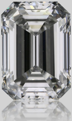 0.35 carat F-VVS2 Natūralus Emerald Deimantas (1)