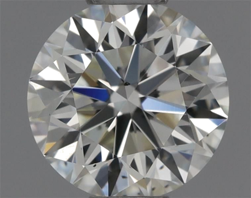 0.42 carat K-SI1 Very Good cut Natūralus Round Deimantas (1)